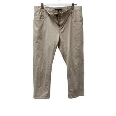 Sportscraft Mens Straight Leg Pants Cream Size 32 - 98% Cotton