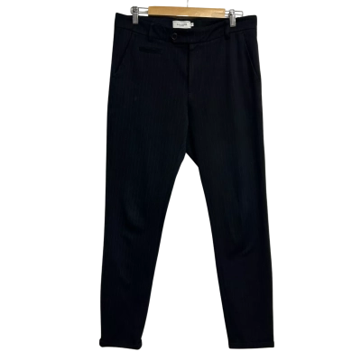 Les Deux Womens Size 30 Black Pinstriped Pants 