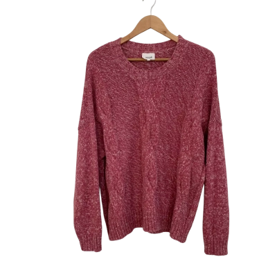 Seed Heritage Womens  Size XL Jumper Pink  / White 