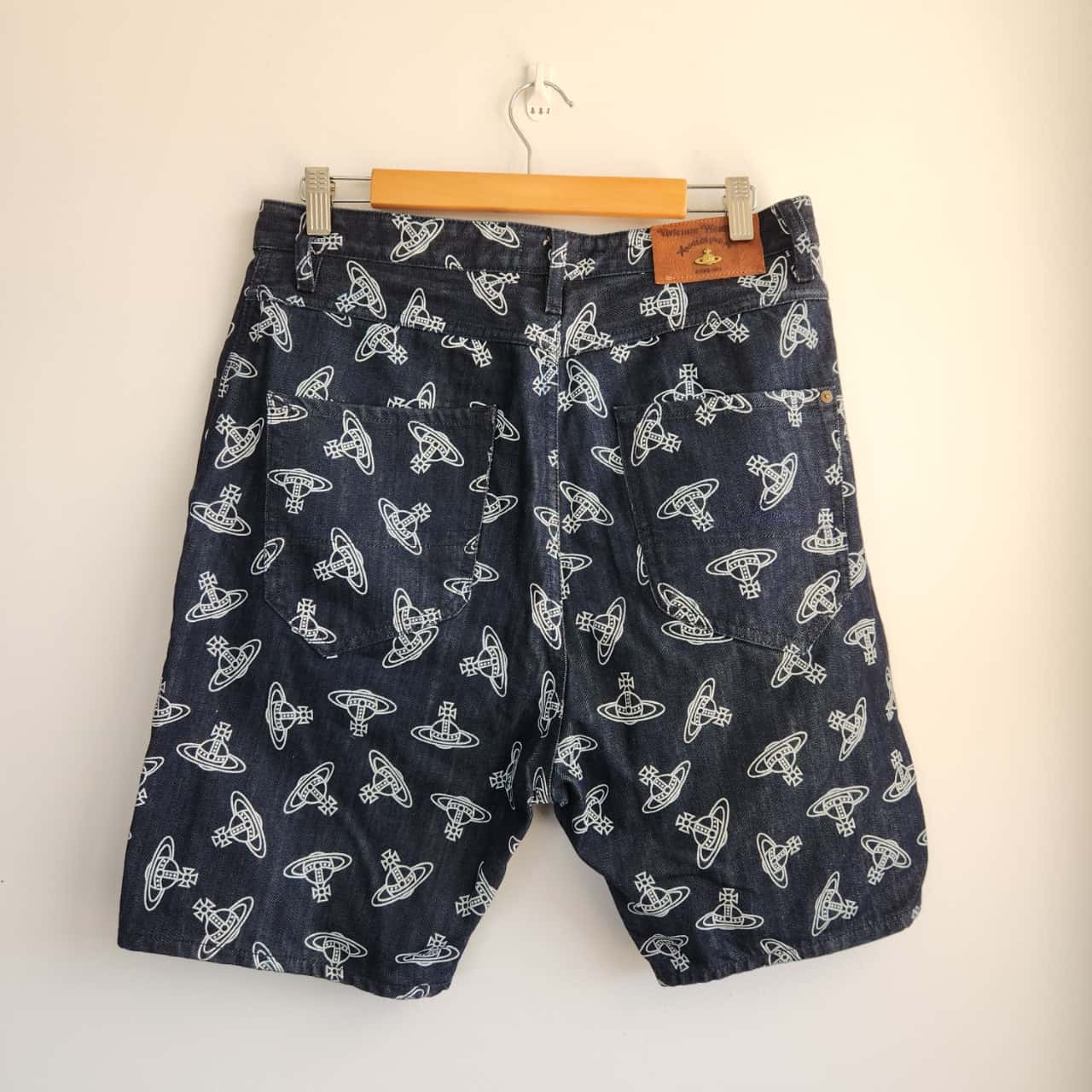 Vivienne Westwood ANGLOMANIA Blue Denim Shorts Size 30(s) - New