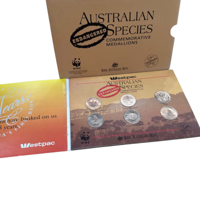 Australian Endangered Species Commemorative Medallions