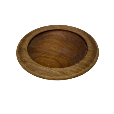 Blackwood Timber Wooden Shallow Bowl