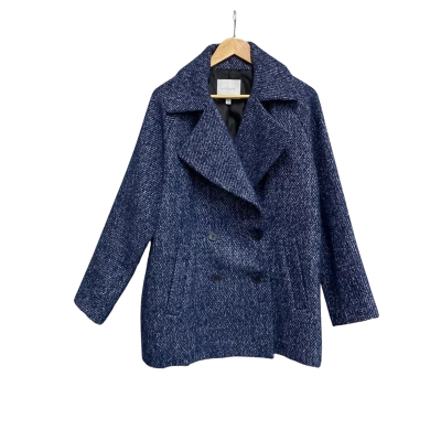 Witchery Womens  Size 12 Coat Navy Blue 