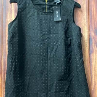 City Chic  Size XS Black  top new 