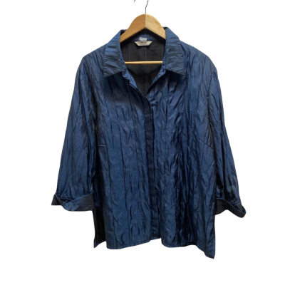 Noni B Womens Size 18 Blue Shirt