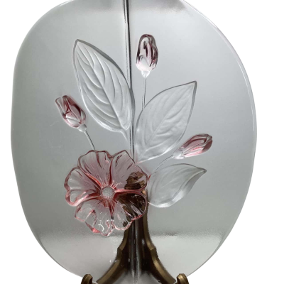 Leaf shaped canapé server