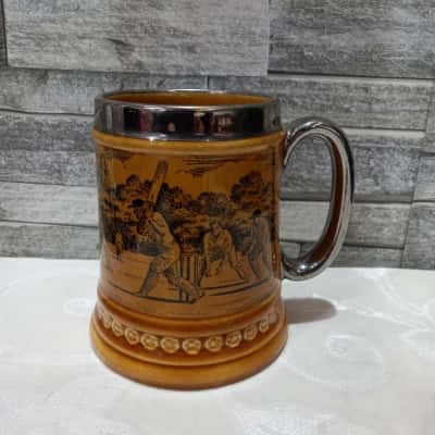 Vintage Staffordshire Cricket Mug