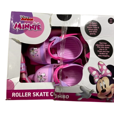 Kids Minnie Disney Adjustable Roller Skates for Children 