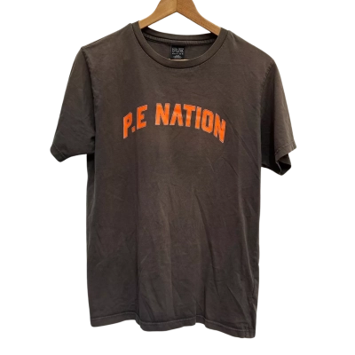 P.E Nation Mens Size S Brown T-Shirt