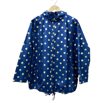 Gorman Navy Gold Polka Dot Print Raincoat Size S/M