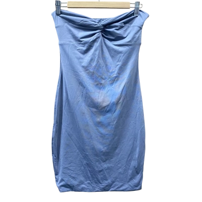 Kookai Grey Twist Front Strapless Mini Dress Size 1