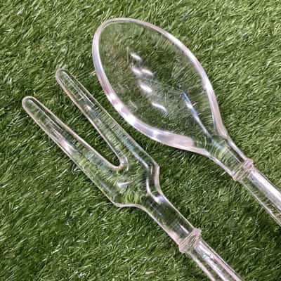Vitage Glass Salad Serving Set 