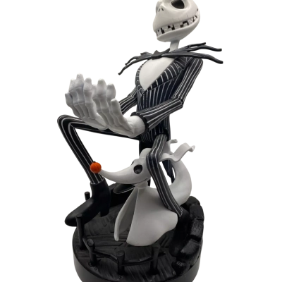 Disney The Nightmare Before Christmas: Jack Skellington and Zero Cable Guy