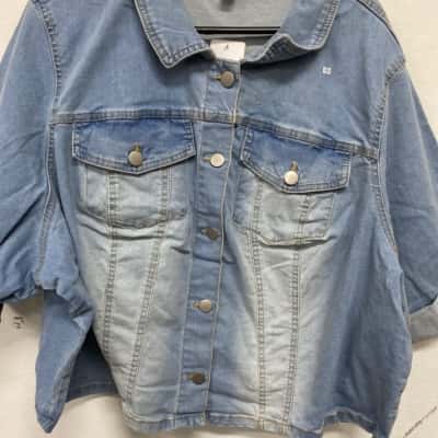Autograph Womens  Size 26 Denim Jacket Blue 