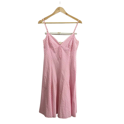 Review Womens  Size 14 Shoestring Strap Dress 