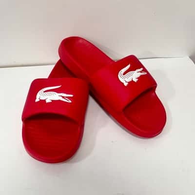 Lacoste Mens  Size 47 Slides Red 