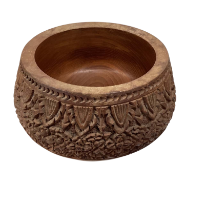 Handcrafted Teakwood Bowl from Thailand