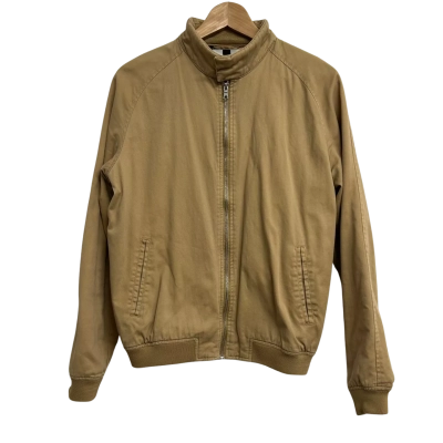 Topman Mens Size XS Brown Bomber Jacket