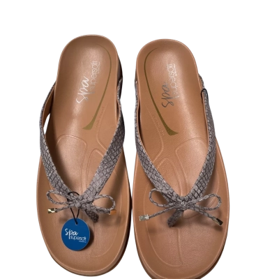 Diana Ferrari Womens  Size 9 Sandals in Warm Taupe 