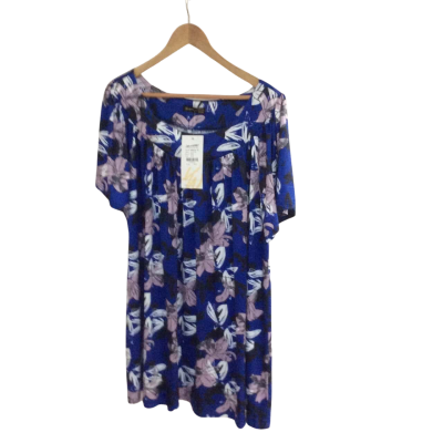 Hodgson Womens  Size 32 Floral Top Blue / Floral 