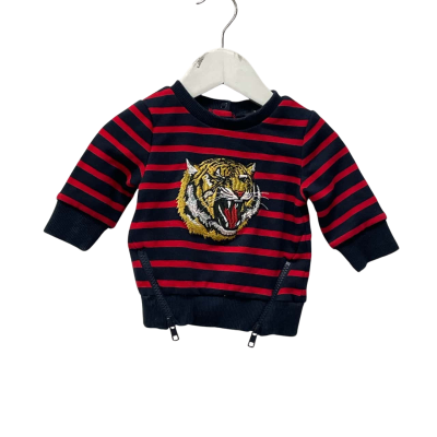 Bardot Junior Baby  Size 000 Jumper Navy Blue / Red / Striped 