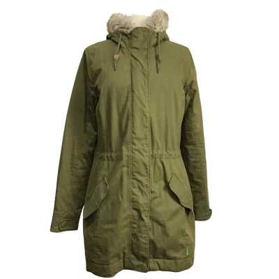 Kathmandu Womens  Size 12 Cotton Blend Hooded Parka 