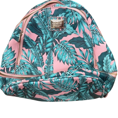 Colette By Colette Hayman Aqua Tropical Palm Leaf & Pink