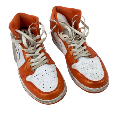 Nike Men's Air Jordan  Size 10 / 44 Trainers Orange / White 