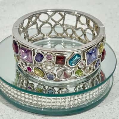 Chunky Gemstone Multicoloured Bangle- in original Box 