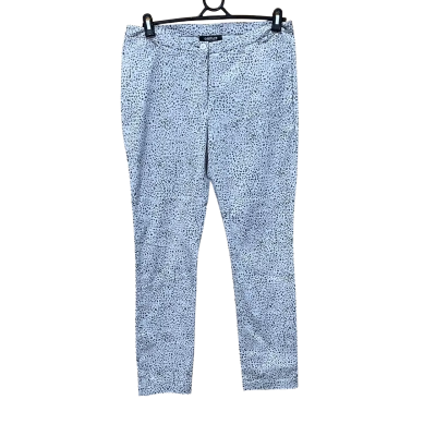 Capture Womens Size 42 Black and White Animal Print Pants