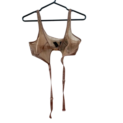 Honey Birdette Womens  Size L Bralette Beige 