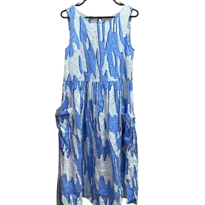 Gorman Womens  Size 8 Smock Dress Blue / White 
