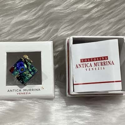  Women's Handmade Antica Murrina Glass Pendant 