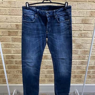 G-Star Raw Mens straight blue jeans Size 32 / 34 