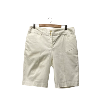 Jacqui-E Womens  Size 16 Shorts Off White 