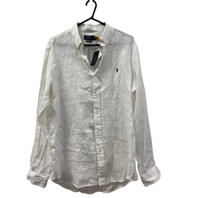 BRAND NEW POLO RALPH LAUREN LINEN SHIRT. SIZE L