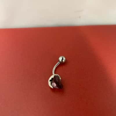 GM 139 925 Marked Women's Belly Bar Navel Ring Purple 