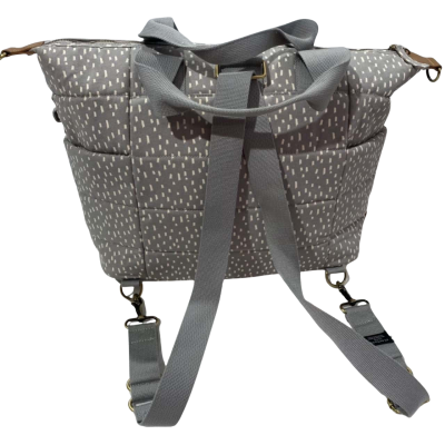 Storksak Baby/Nappy Bag Grey With Foldable Baby Change Mat