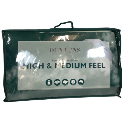 Dentons High & Medium Feel Natural Latex Pillow