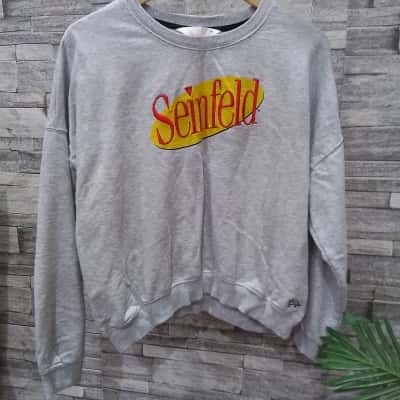 Peter Alexander Womens seinfeld Size M Jumper Grey / Red / Yellow 