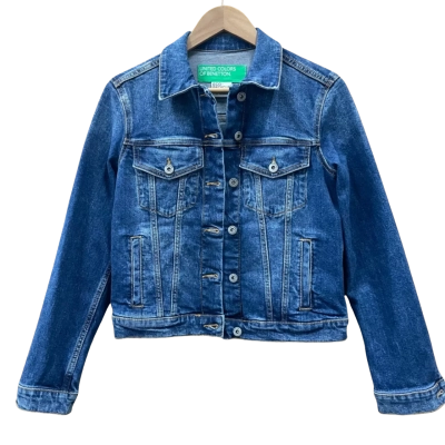 United Colors Of Benetton Blue Denim Jacket Size S