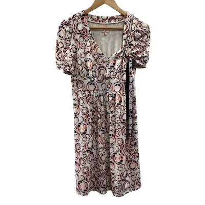 Leona Edmiston Womens Size 10 Short Sleeve Dress Multicoloured 