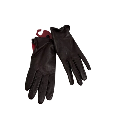 Dents "Emma" Women's Classic Three-Point Leather Gloves.  Size L.  New with tags