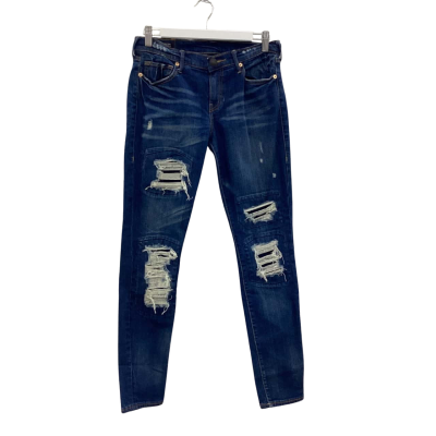 True Religion Womens  Size 28 Distressed Jeans Blue 