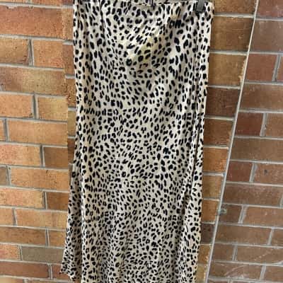 Sportsgirl Womens  Size 10 Maxi Skirt Animal print 