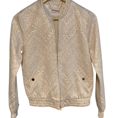 Forever New bomber  jacket  Size 6 Nude / Pink  