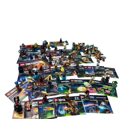 Lego dimensions figures with booklets 