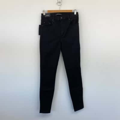 Nobody Denim Power Black Cult Skinny High Rise Jeans Size 31 