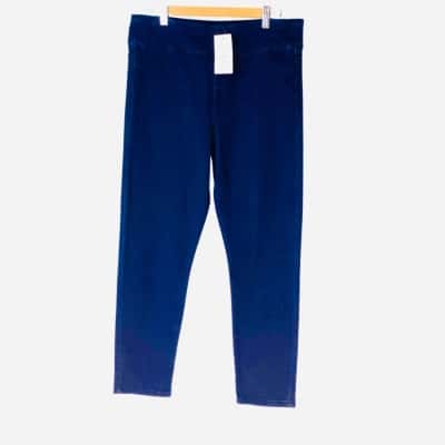 Khoko Collection- Navy 7/8 Jegging Jean Style (Size 14)
