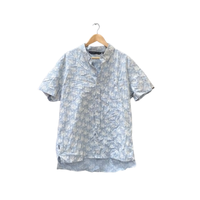 Mountain Designs Size XXL Tonga SS Shirt Blue BNWT